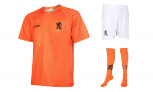 Oranje voetbal outfit
