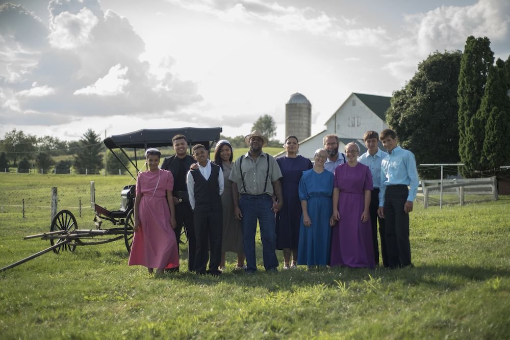 Amish verwelkomen deelnemers Ver Van Huis