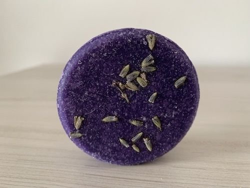 Shampoo bar Purple Rain HappySoaps met lavendel
